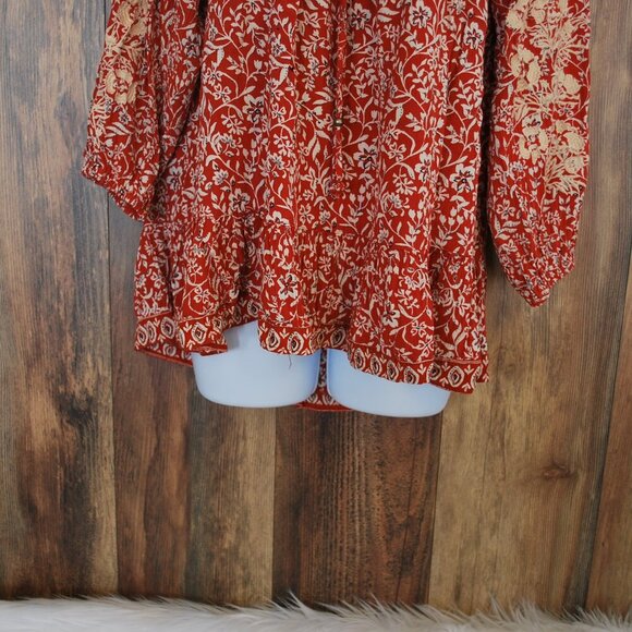 Nostalgia Women's Floral Blouse L - Picture 3 of 5
